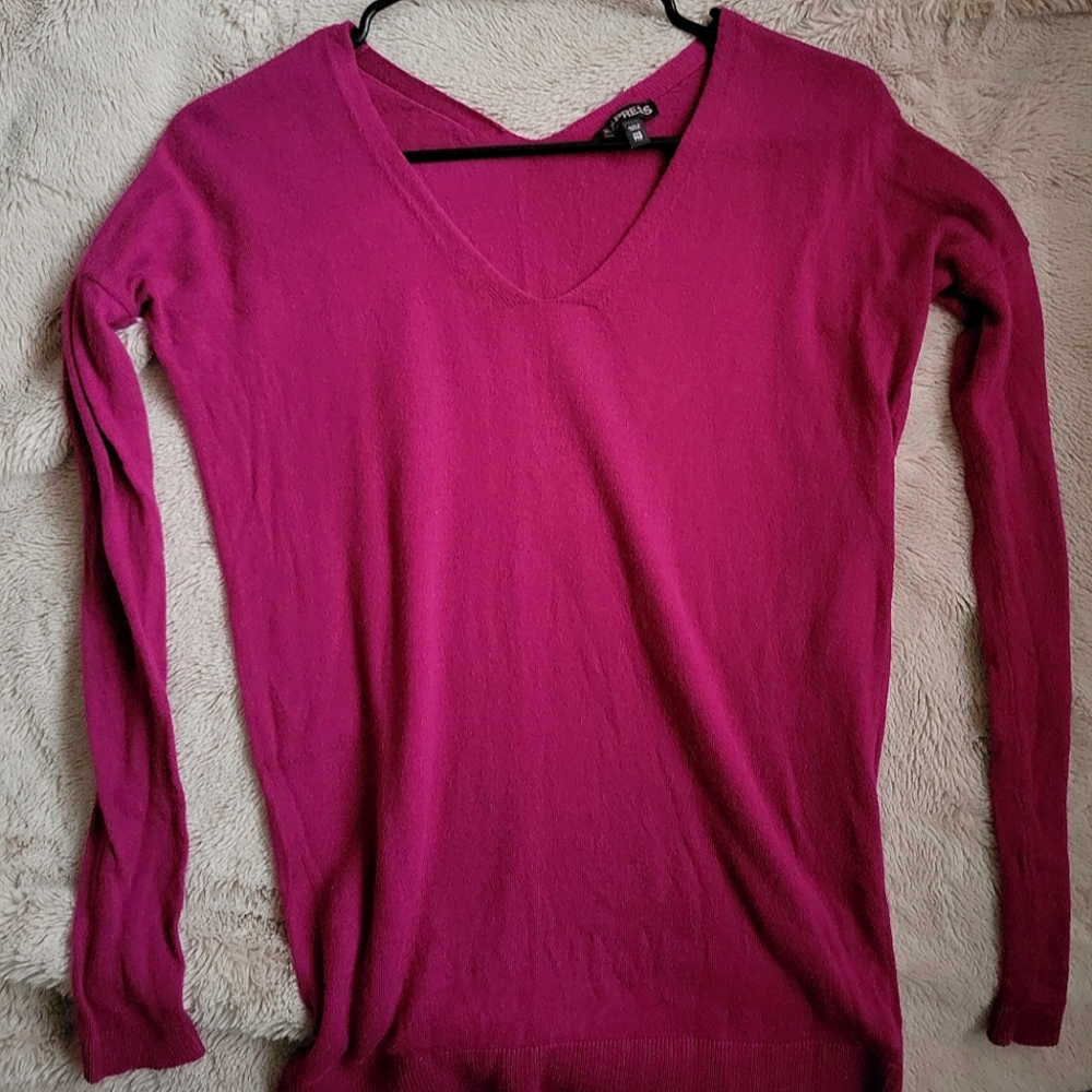 Express Fuschia Sweater